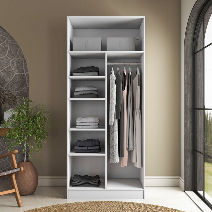 Hanah Home Armario BA224 - 4641 Blanco